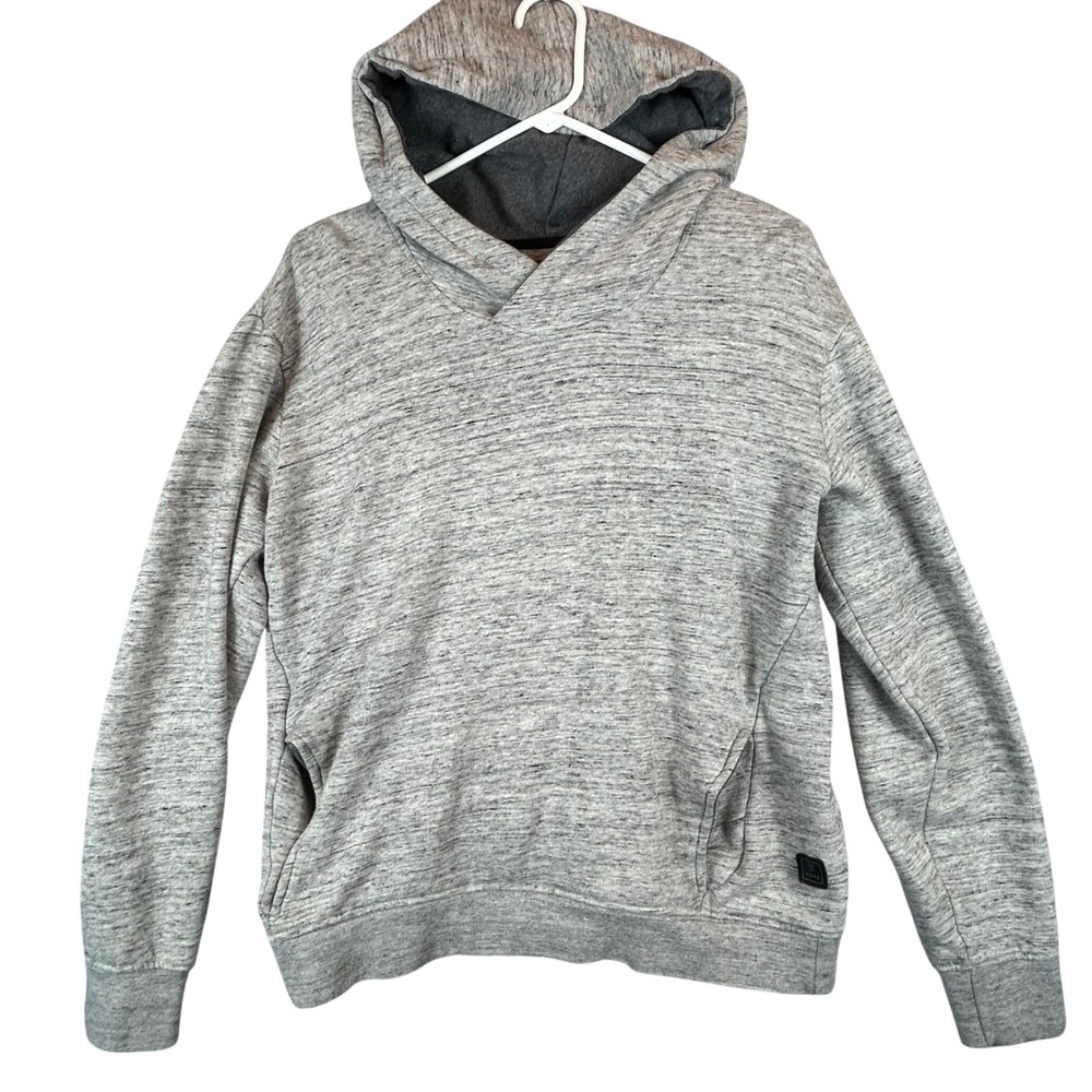 Roark Revival Men's Grey Heathered Hoodie Pullover Sweatshirt‎ Fleece M